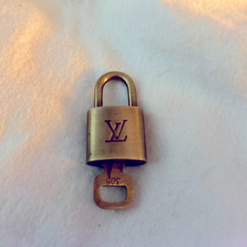 Louis Vuitton Brass Padlock with Key
